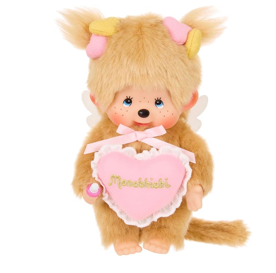 50th Anniversary Blonde Angel GIRL Monchhichi Plush