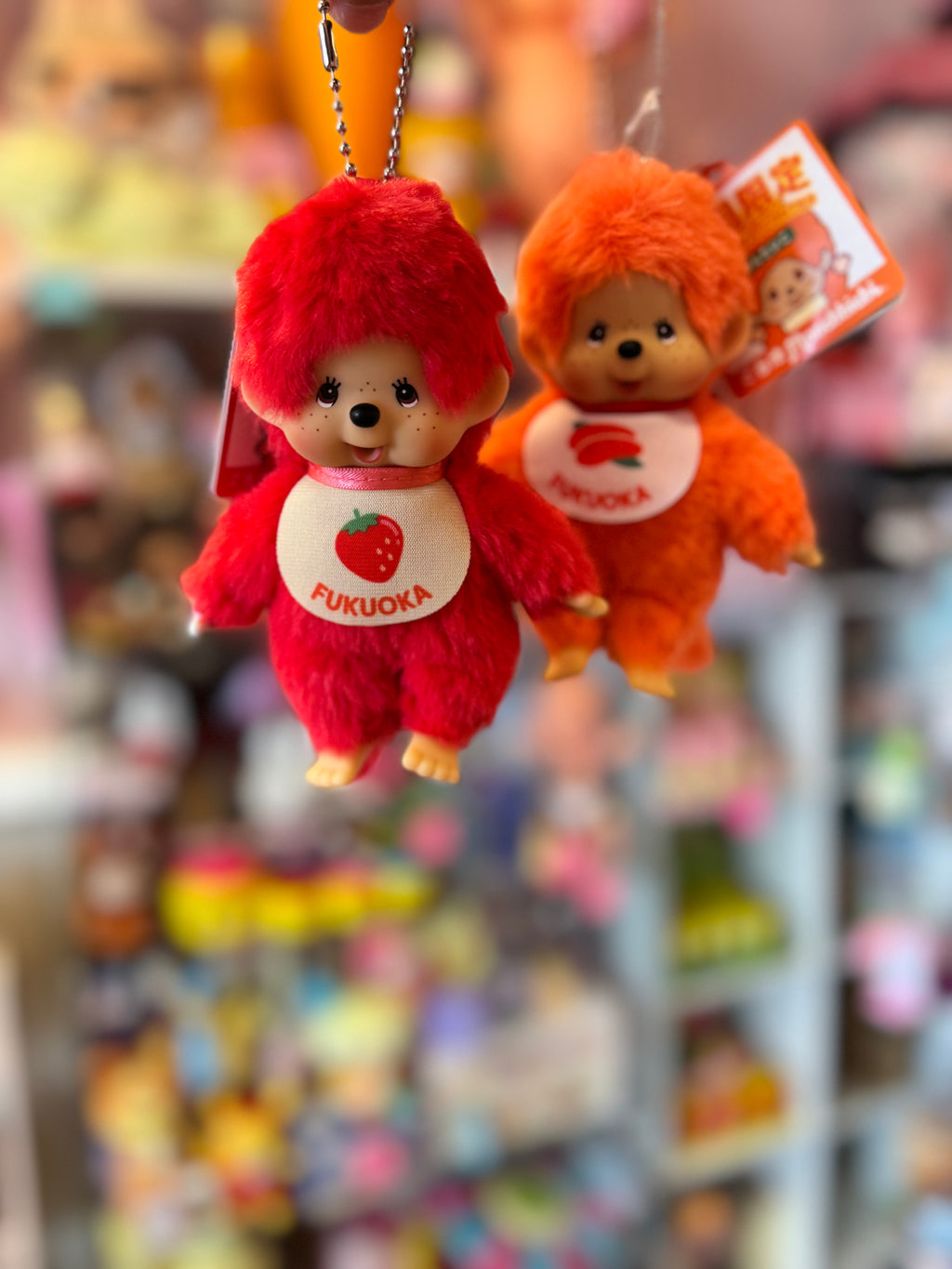 Monchhichi Fukuoka Red Strawberry Bag Charm
