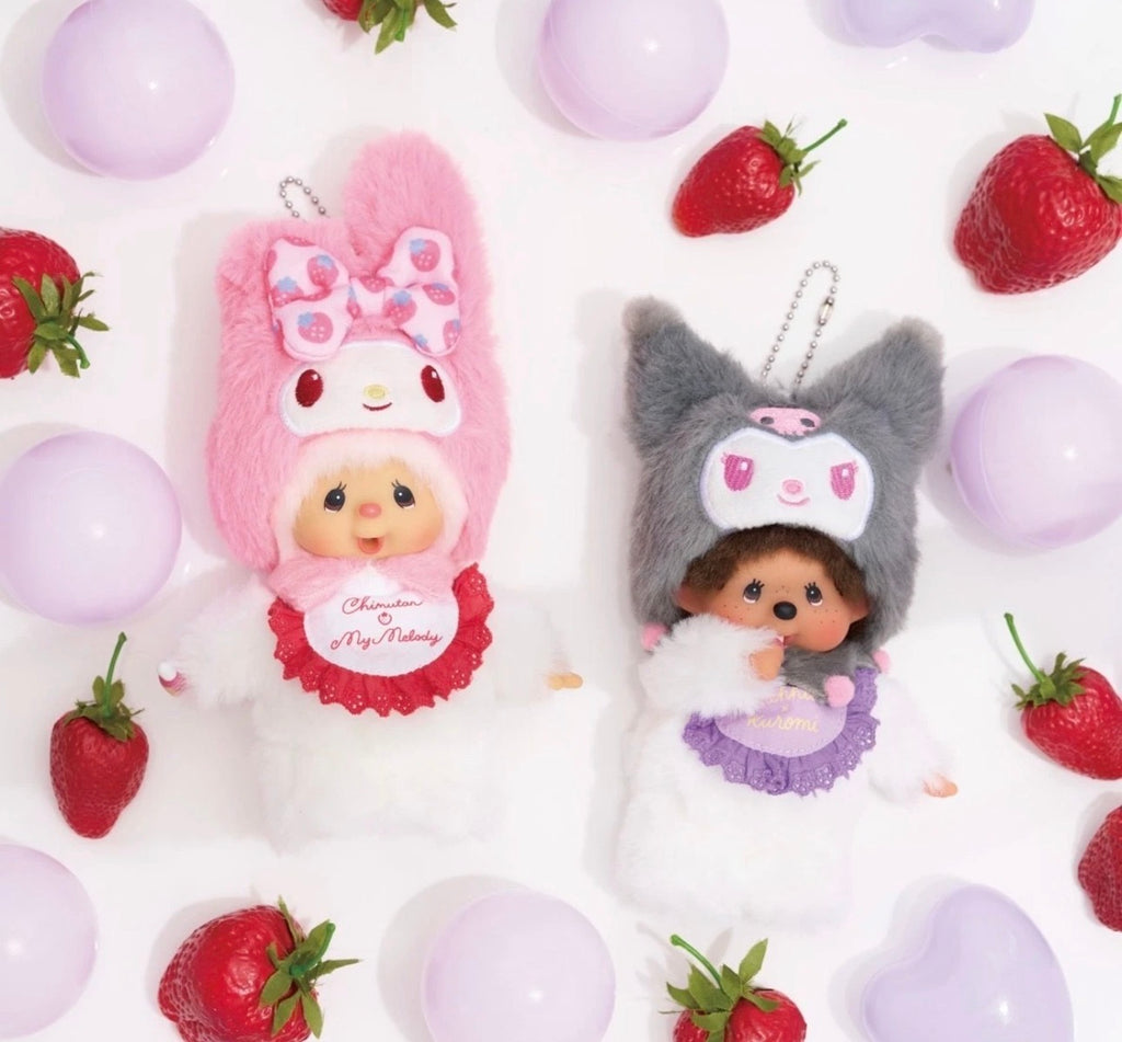 Monchhichi x Sanrio My Melody Plush Pendant Bag Charm
