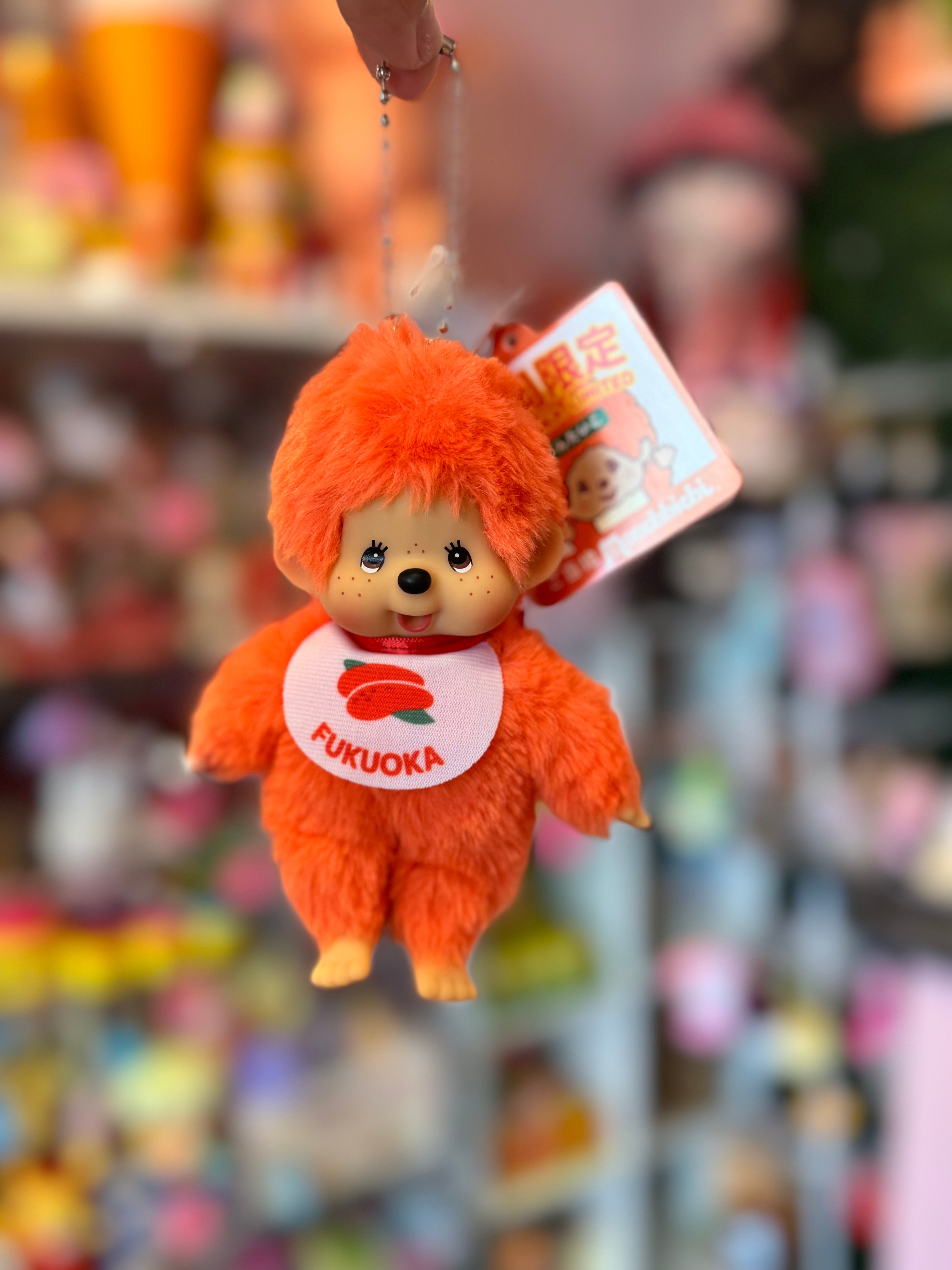 Monchhichi Fukuoka Orange Mentaiko Bag Charm