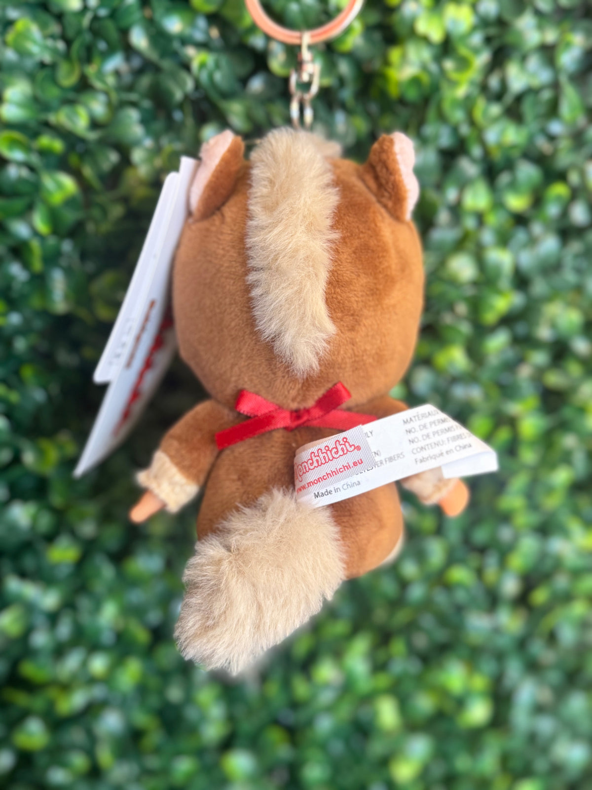Monchhichi Horse Plush Keychain