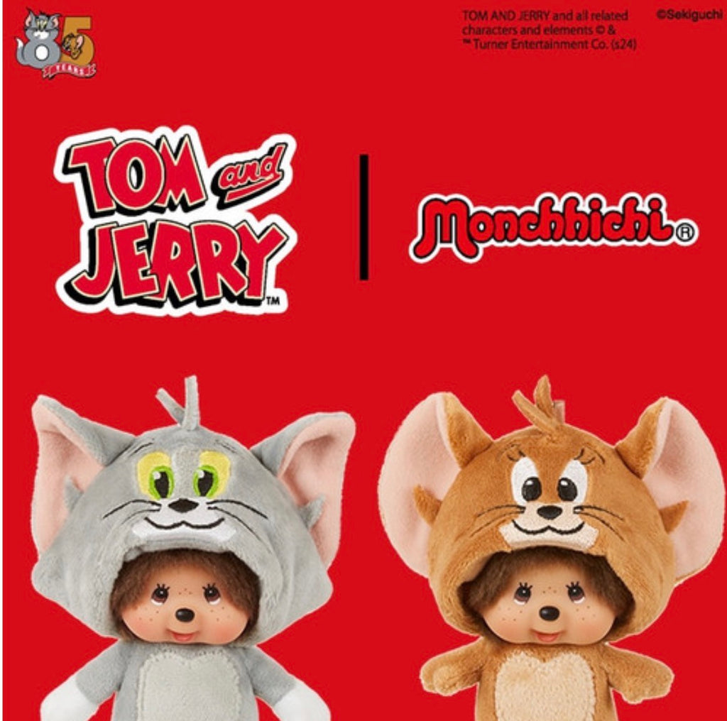 Monchhichi Tom & Jerry Tom Keychain Bag Charm