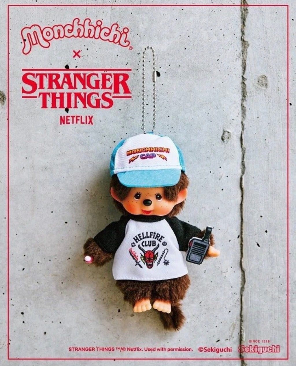 Monchhichi x Stranger Things Pendants (BOY)