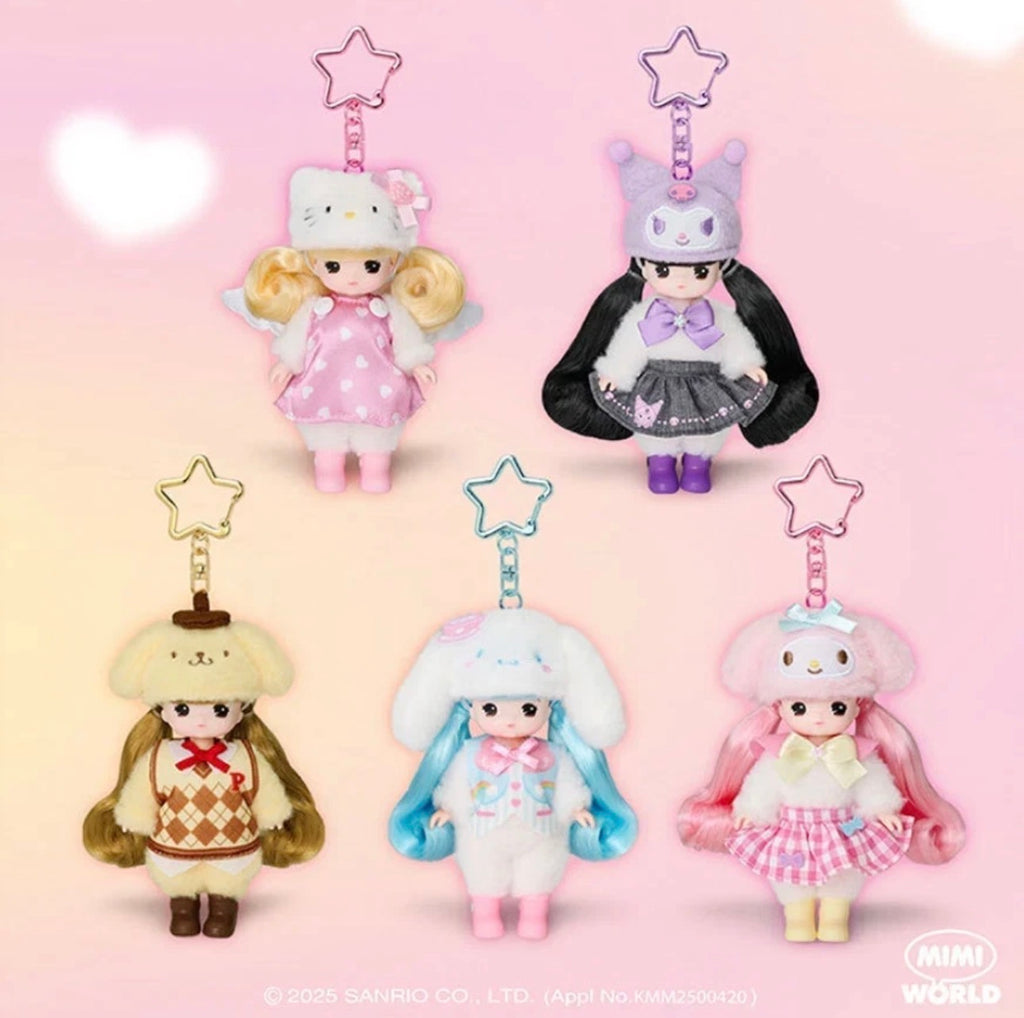 Little Mimi Sanrio Character Doll Keychain ~ Hello Kitty