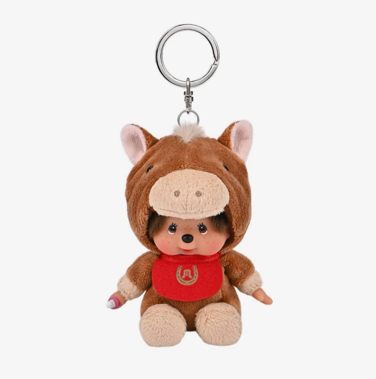 Monchhichi Horse Plush Keychain