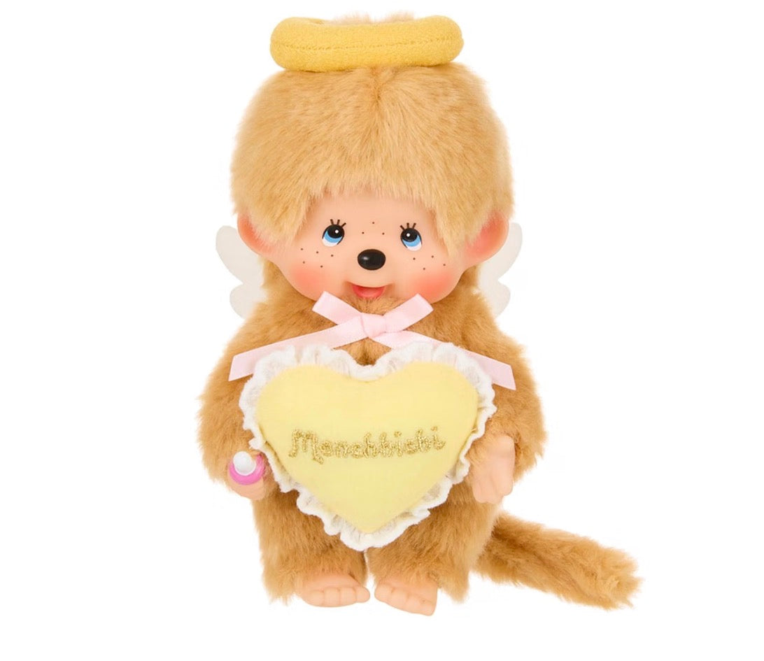 50th Anniversary Blonde Angel BOY Monchhichi Plush